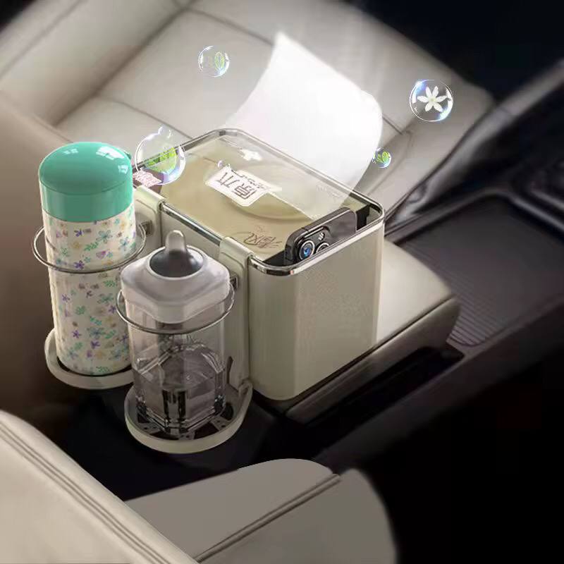 Car arm rest organizer