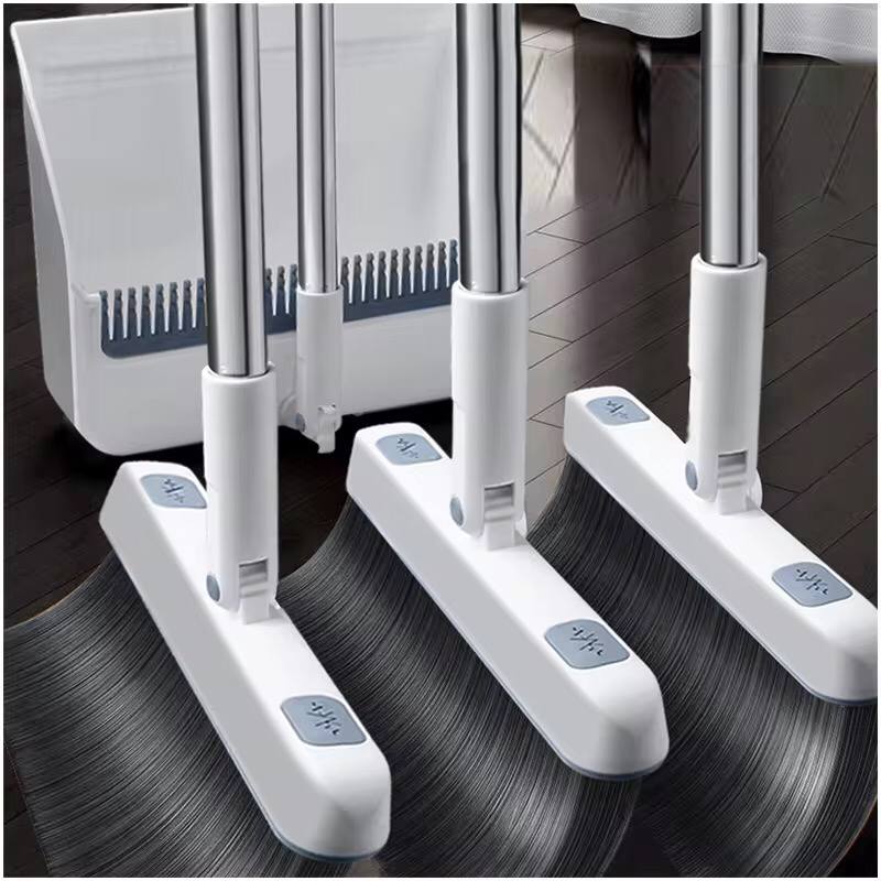 360å¡ Rotating Long Broom & scoop  dustpan set