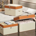 Thick double layer fabric closet organizer