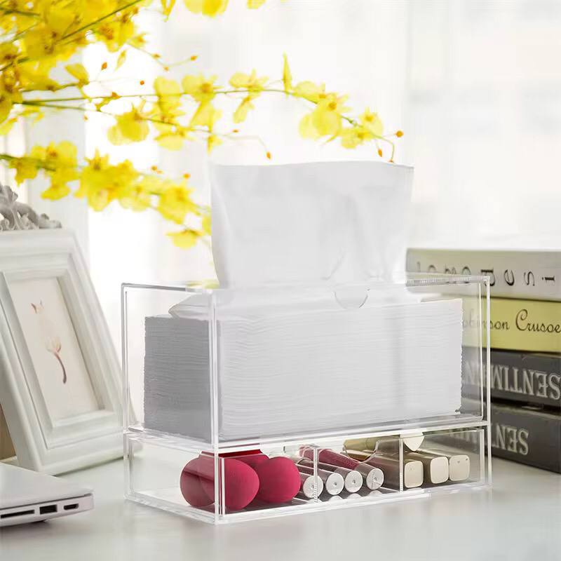 Arcylic Cosmestic/Serviette Organizer