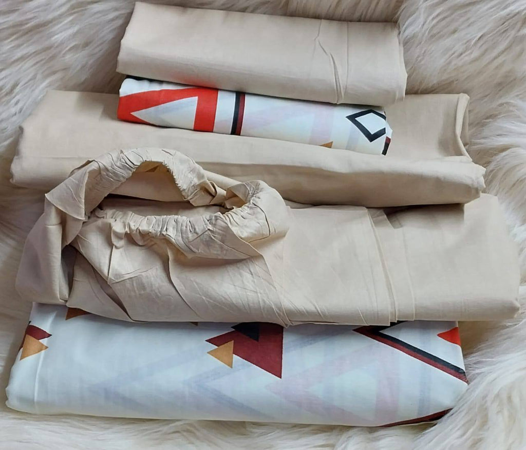 Available mix and match fitted cotton bedsheets