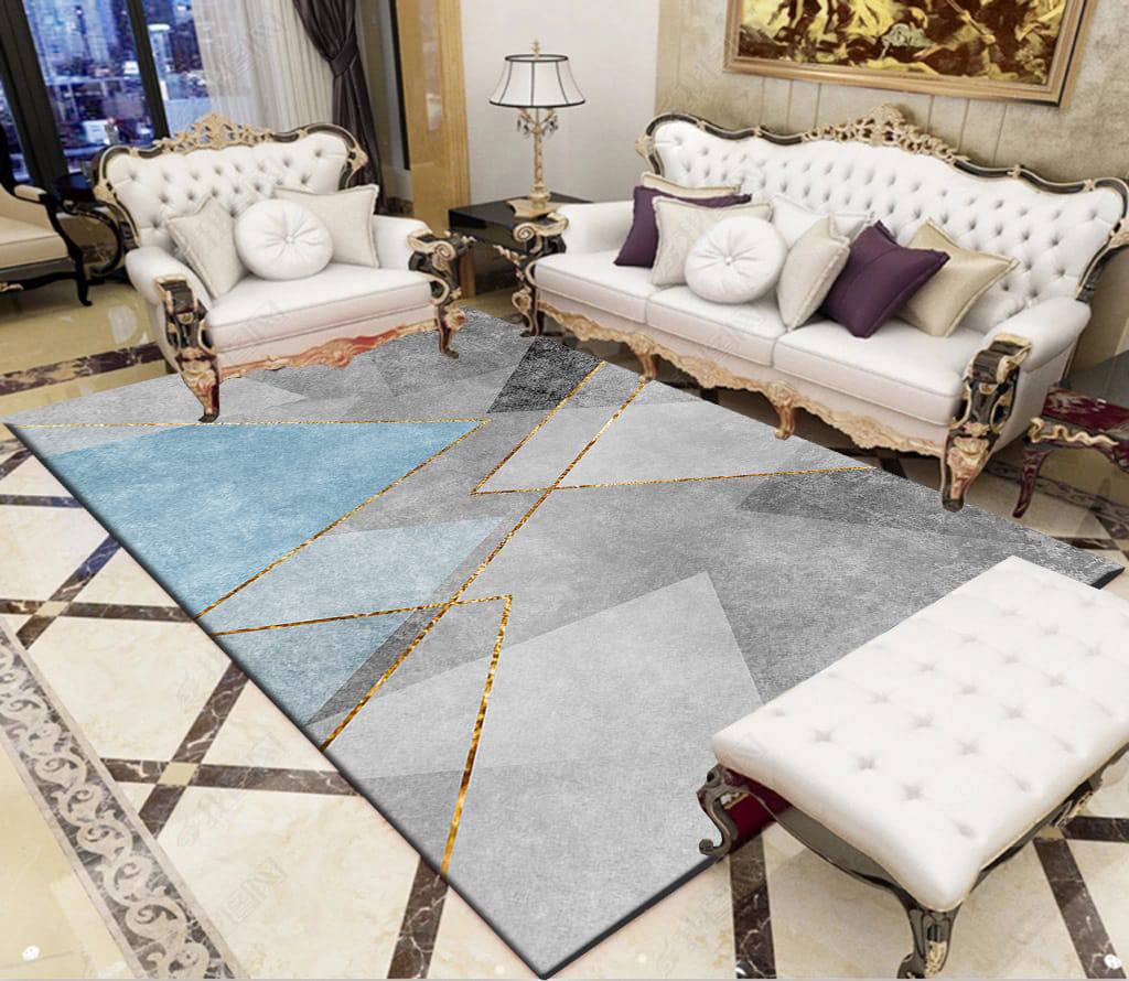 3D carpets reinforced with rubber bottom for maximum grip and comfort