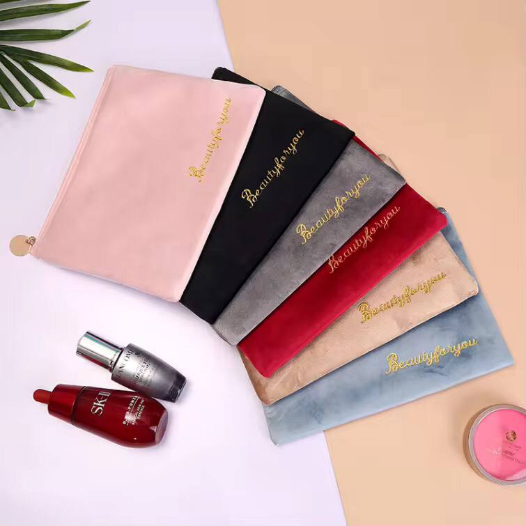 Velvet Cosmetic Bag Organizer