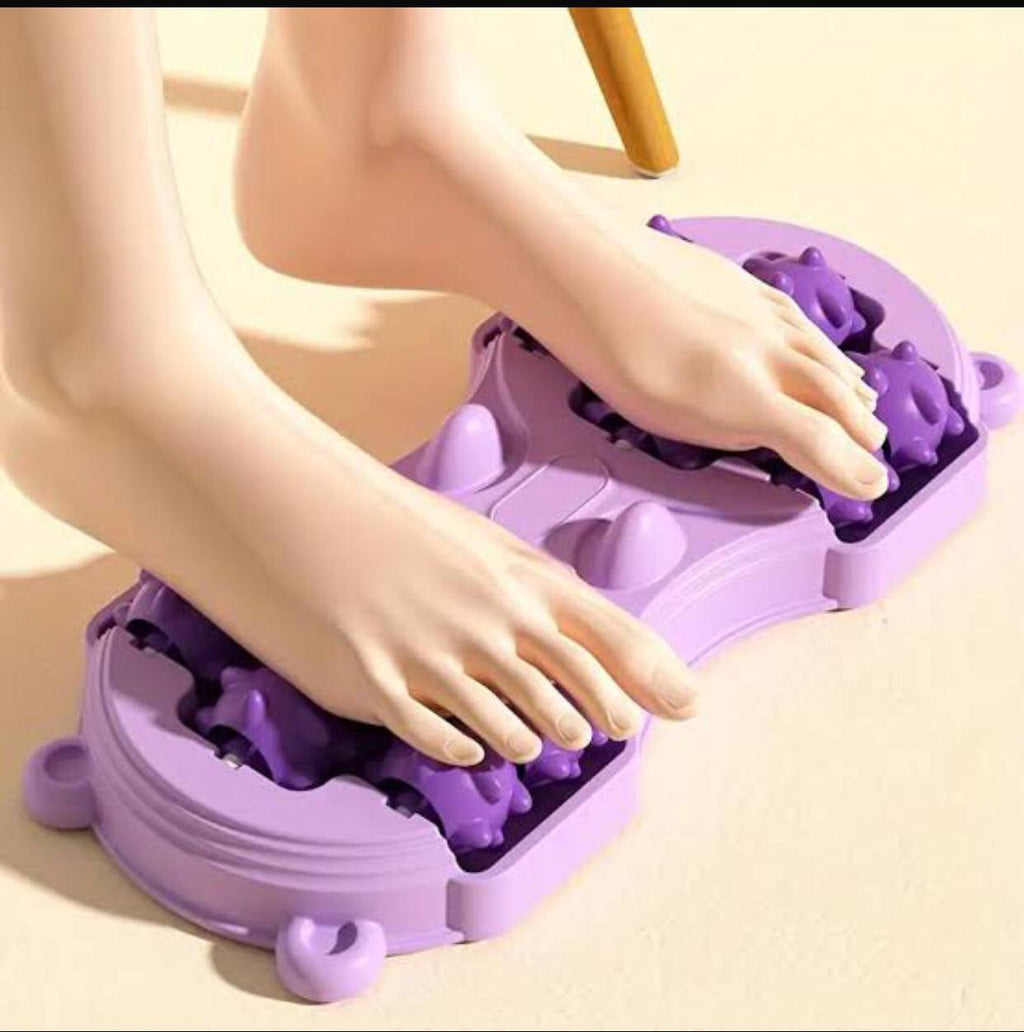 Manual Stepping 14 roller foot massager