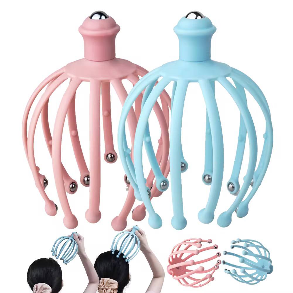 12 claws single steel ball head massagers