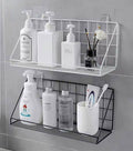 Creative wall shelves/ Metallic wall hanging basket storage rack