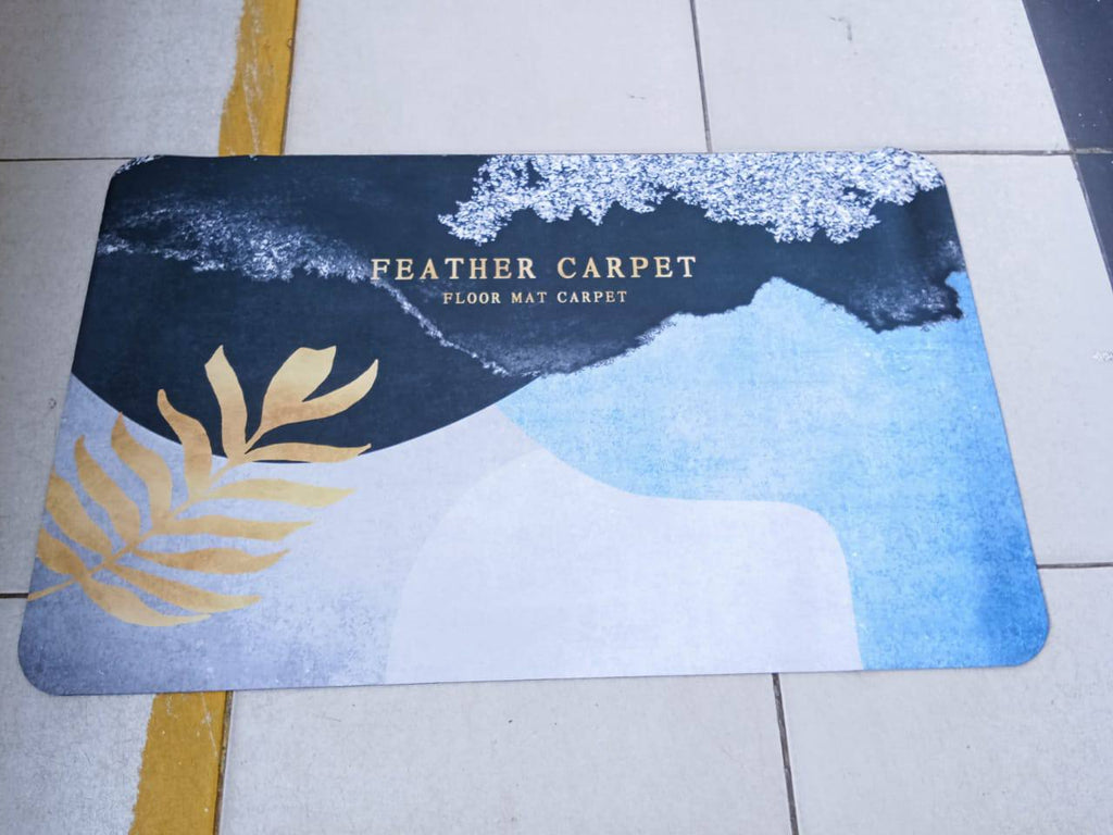 Rubber absorbent mats
