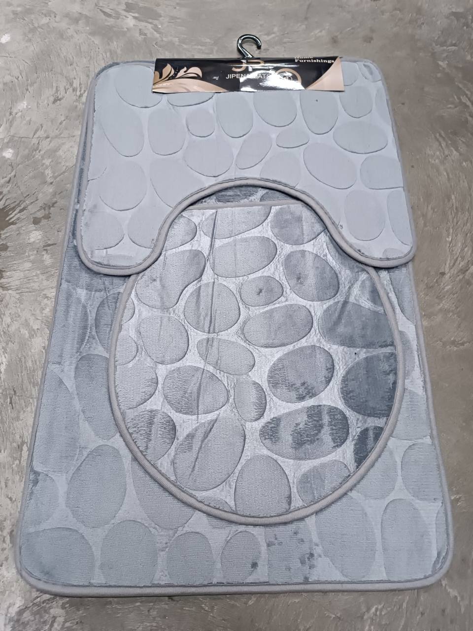 3 pcs toilet mats