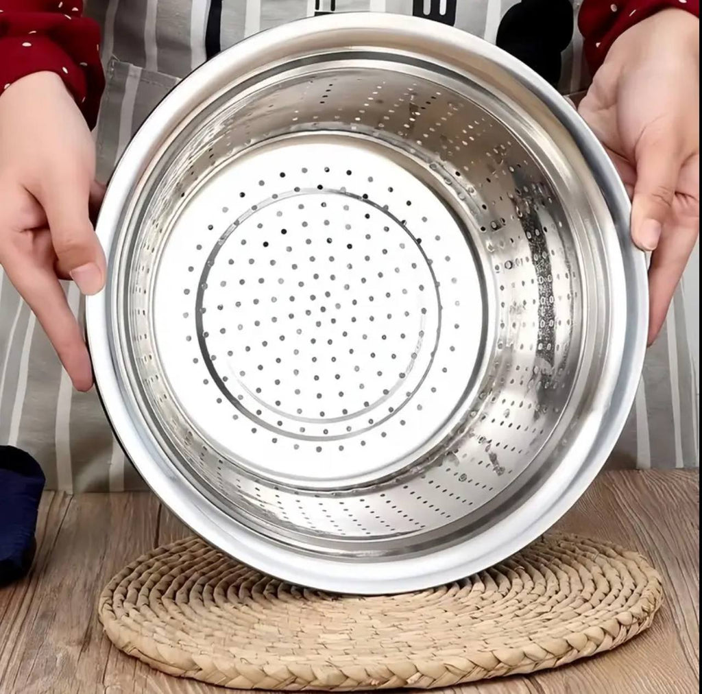 Steel washing sieve