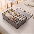 13-Grid Foldable Undergarment Organizer