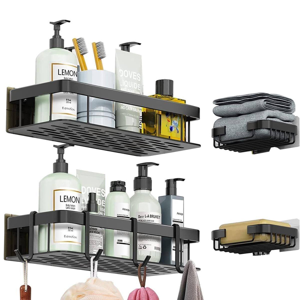 4pcs set Shower caddy shelf/Bathroom organizer