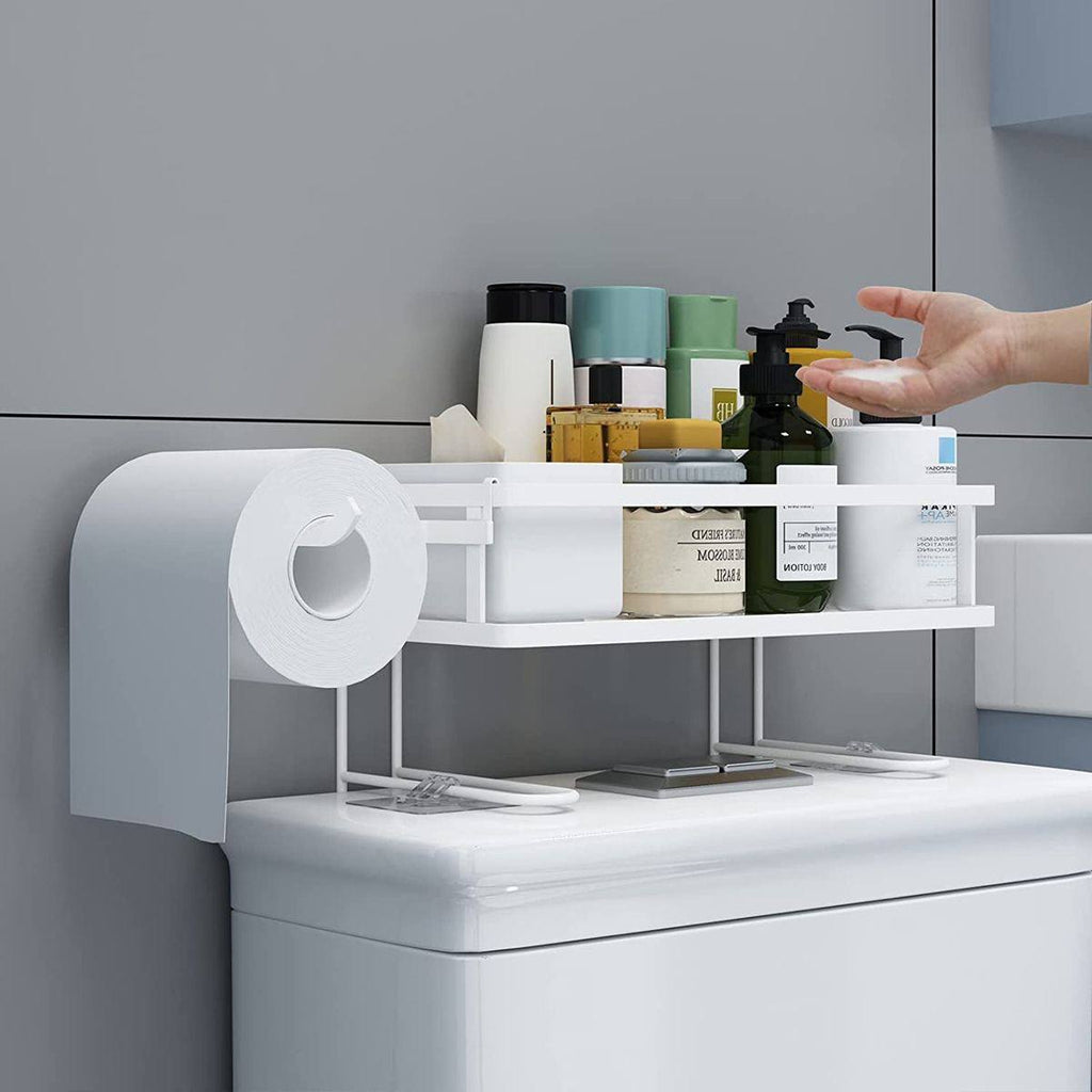 Bathroom storage rack