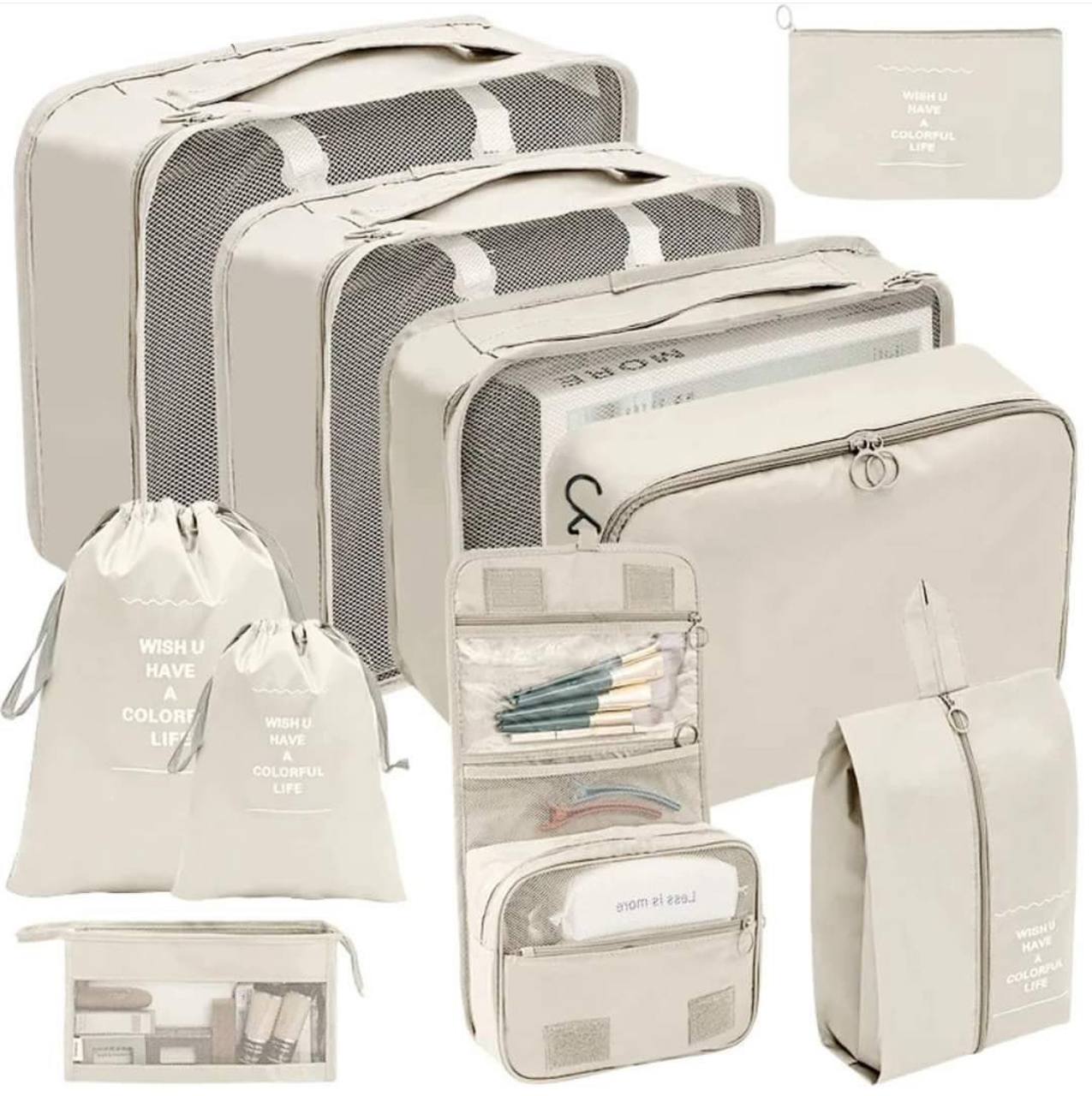 10pcs Luggage Travel Organizers For suitcase&nbsp;
