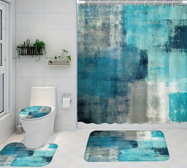 4 Pcs Bathroom Set
