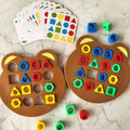 *Early Education puzzle/Shape matching Cards Game