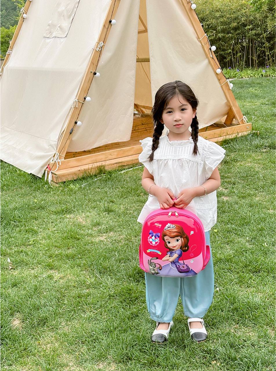 Disney cartoon children backpack