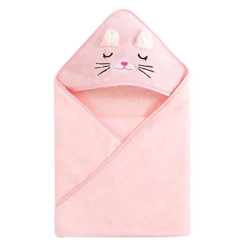 Animal print Baby Bath Hooded towels