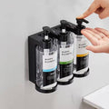 Refillable Wall Mounted Soap/shampoo /showergel Dispenser 3pcs