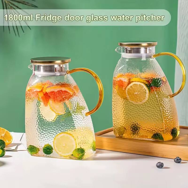 Nordiac luxury borosilicate pot/kettle with stainless steel lid.