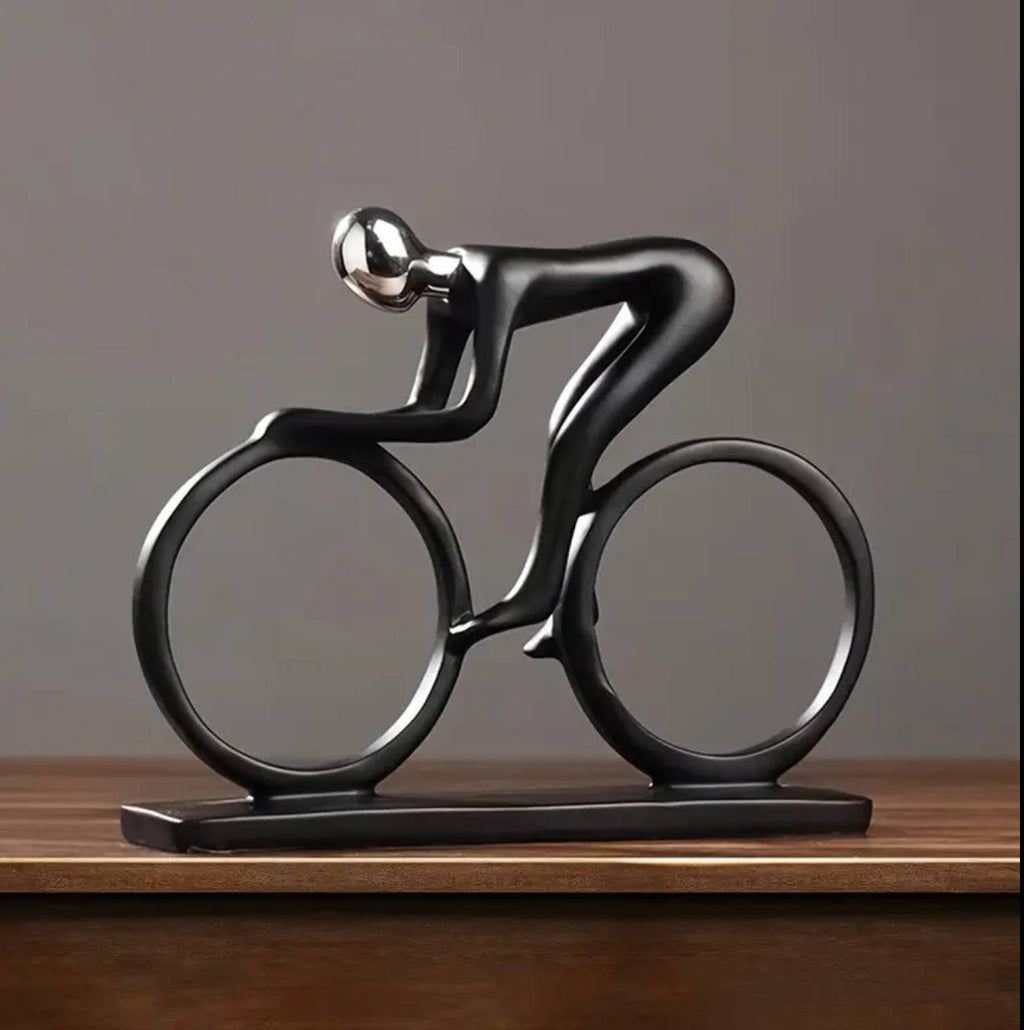 Bicycle Sculpture Ceramic Decor piece