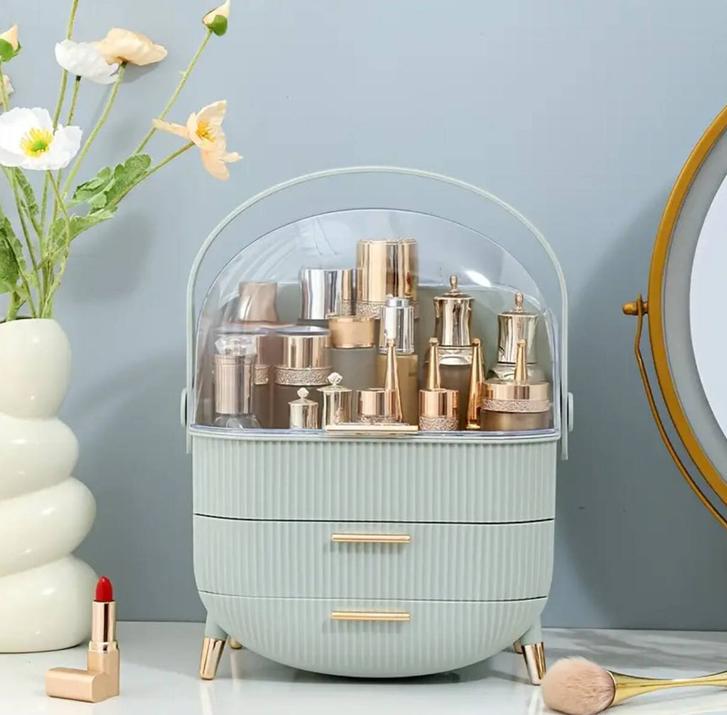Luxury big capacity cosmetic storage box