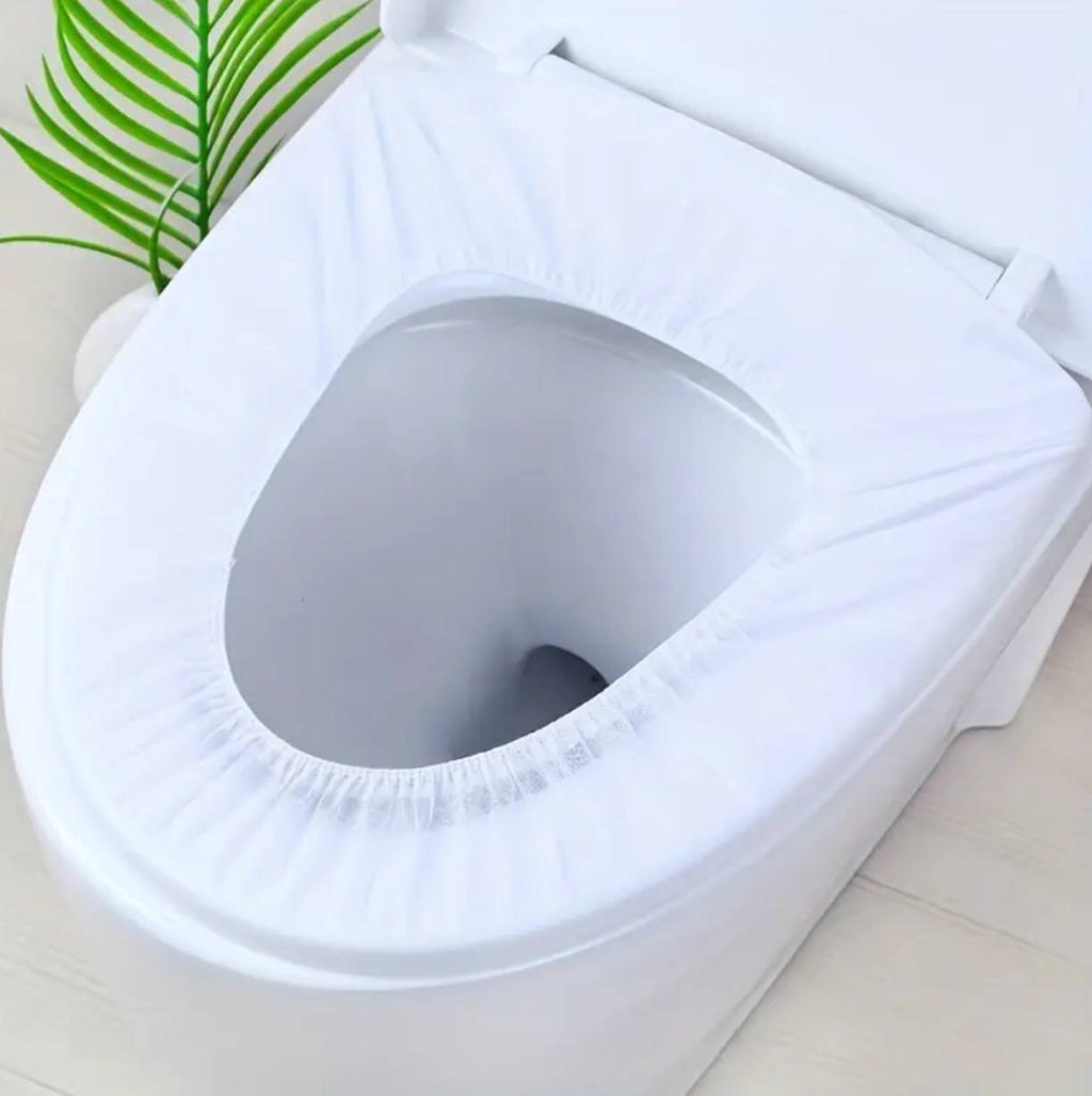 Disposable toilet seat cover .