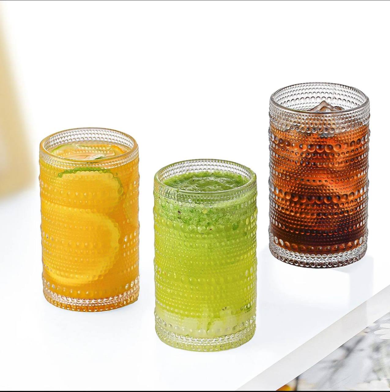 Premium Clear Embossed Style Glasses