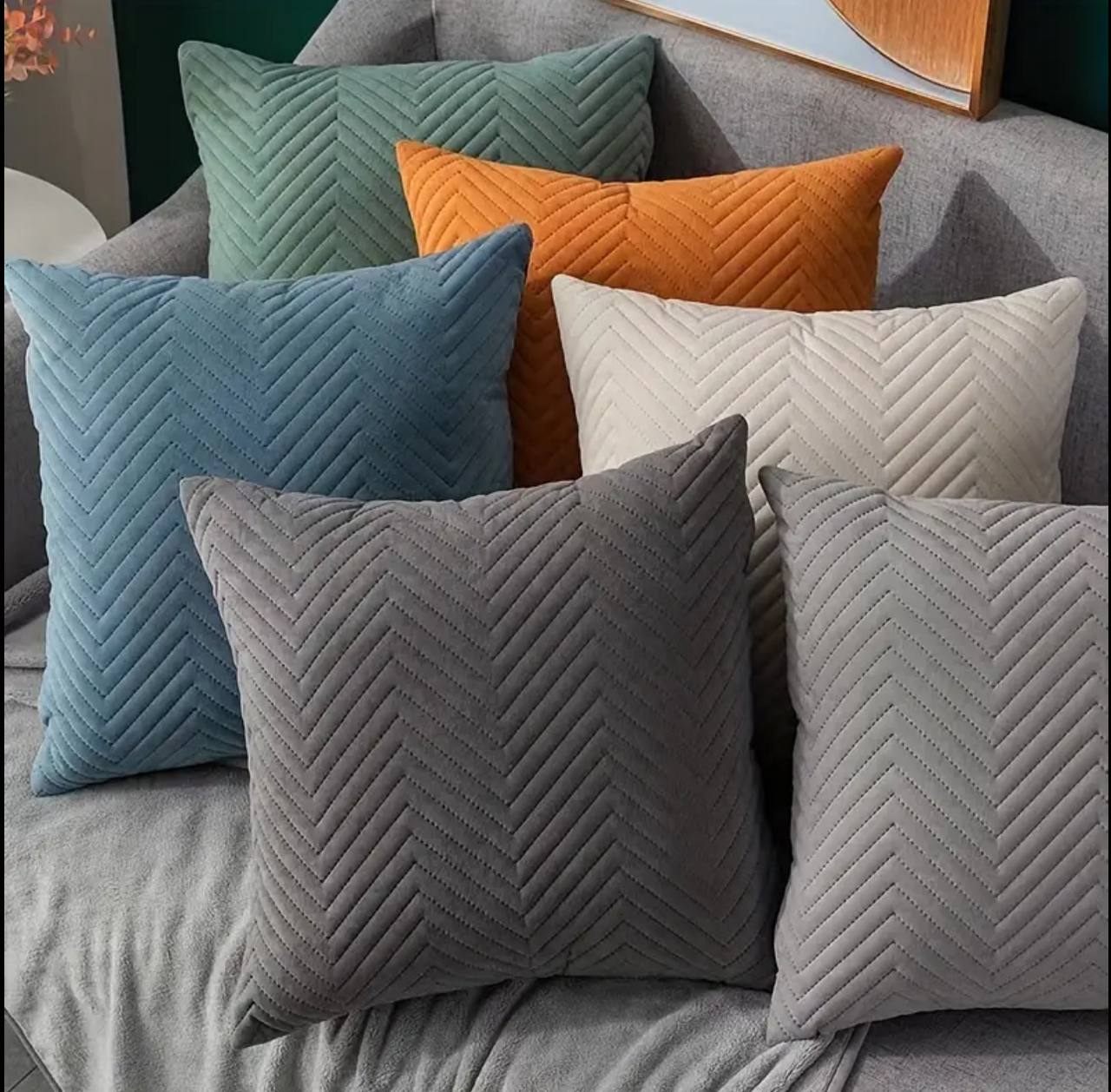 Velvet Pillowcases 45cm by 45cm