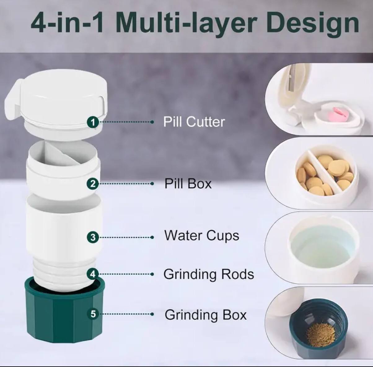 4 in 1 pill cutter