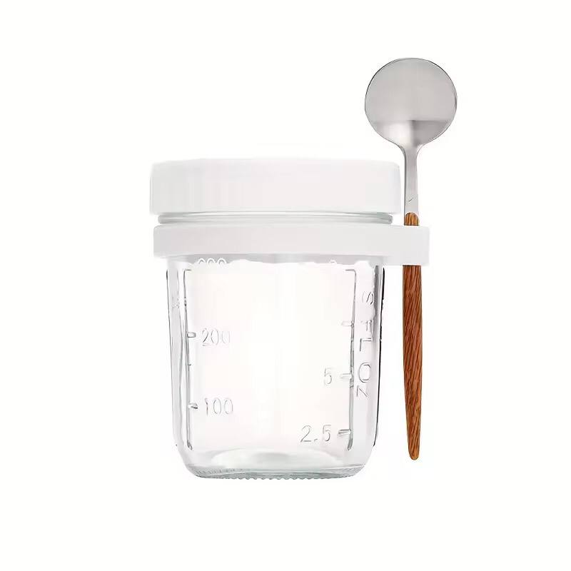 4pc set overnight oats jar