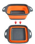 Collapsible silicon drainer