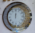 60CM  CRYSTAL SPARCKLE WITH CRUSHED GOLD AND SILVER DIAMOND GLASS