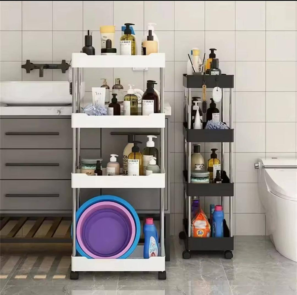 4 Tier Multipurpose storage rack with wheels.