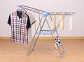 Portable stainless steel clothes hanger