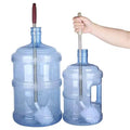 Bent gallon bottle cleaning brush