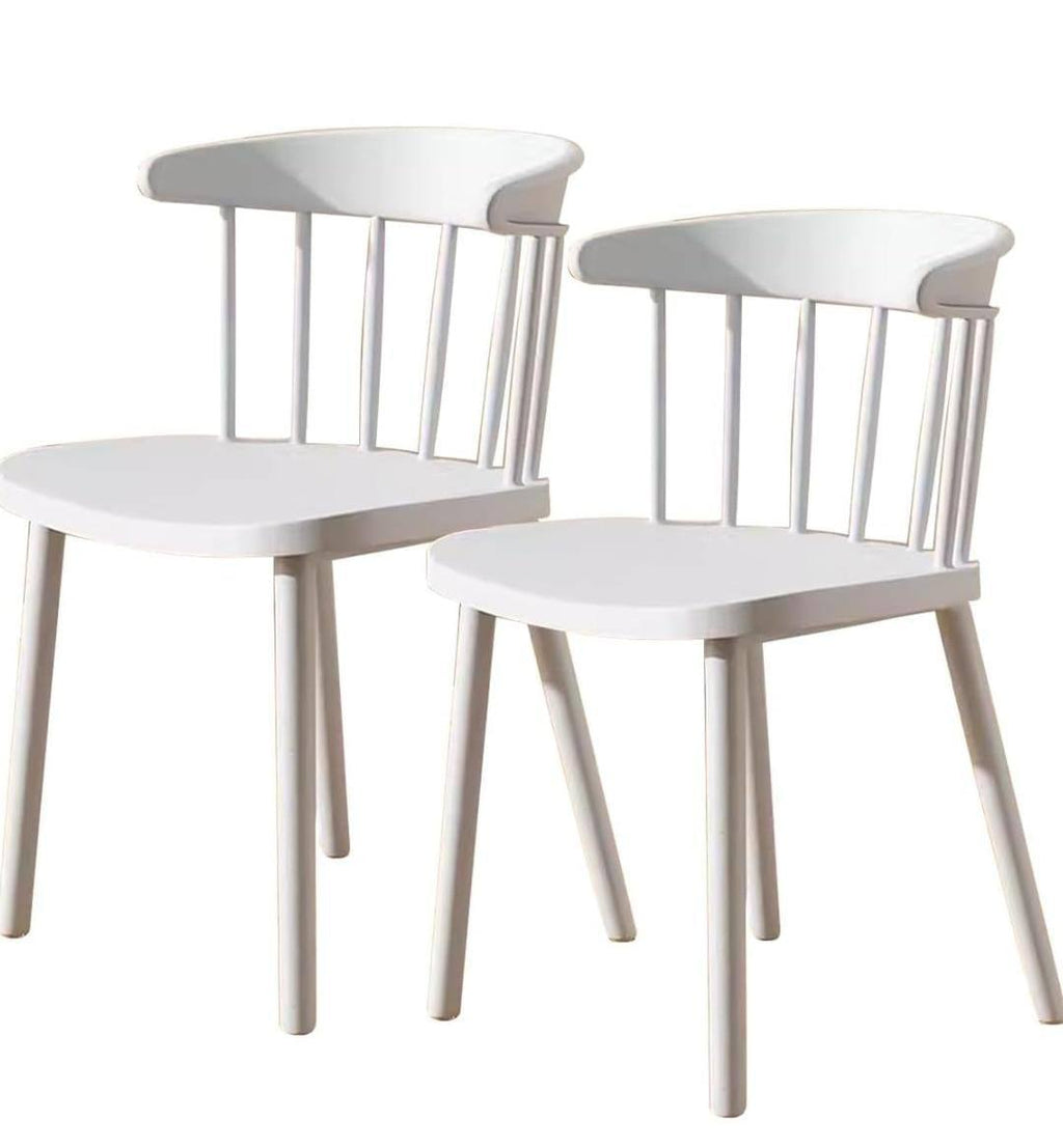Creative Bright Yellow Polypropylene Dining Chairs ‰ÛÒ Set of 2 with Ergonomic Backrest and Durable Single Moulded Frame for Modern Spaces. (Pack of 2)