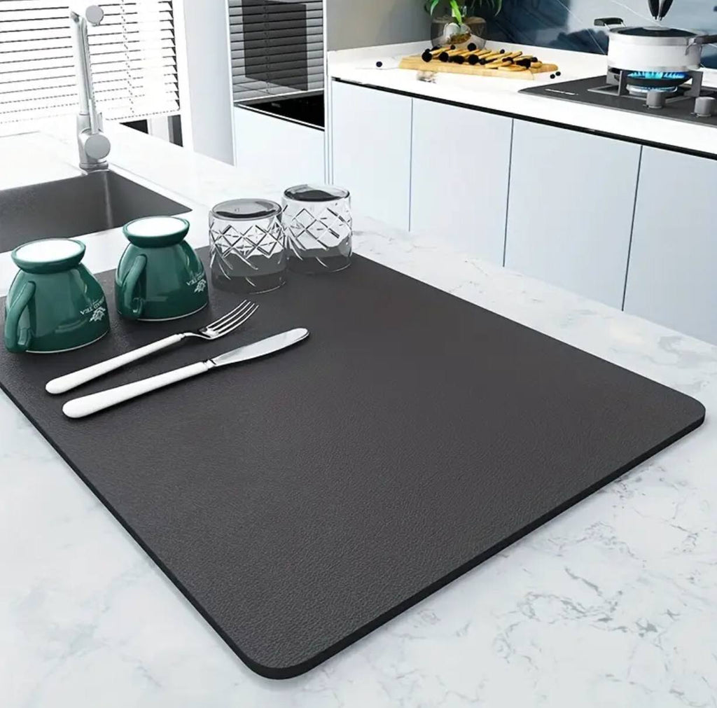 Super absorbent Nonslip Drain  dish drying  mat