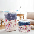 5pcs set No Pump Needed Vacuum Storage Bags