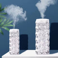 High quality crystal intelligent Humidifier with 7 colour dime lights and automatic switch off when waterless