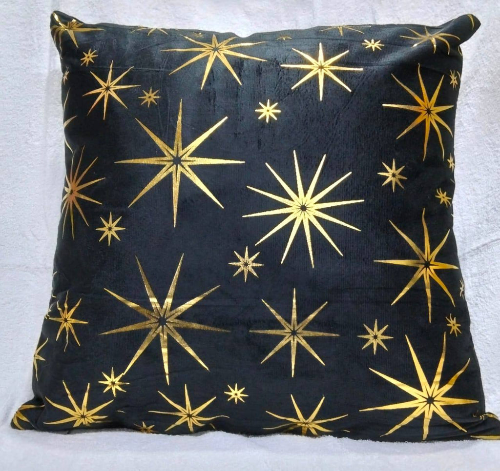 Gold printed Throw pillow covers