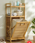 Bamboo laundry organizer