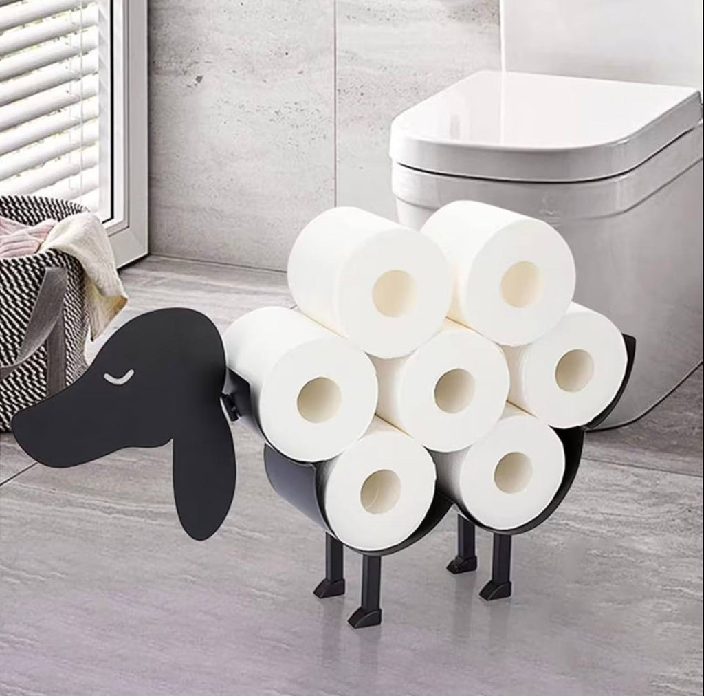 Creative Toilet Paper Holder ‰ÛÒ Metallic Finish