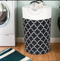 LARGE CAPACITY  LAUNDRY BASKET 82L WITH METAL HANDLES