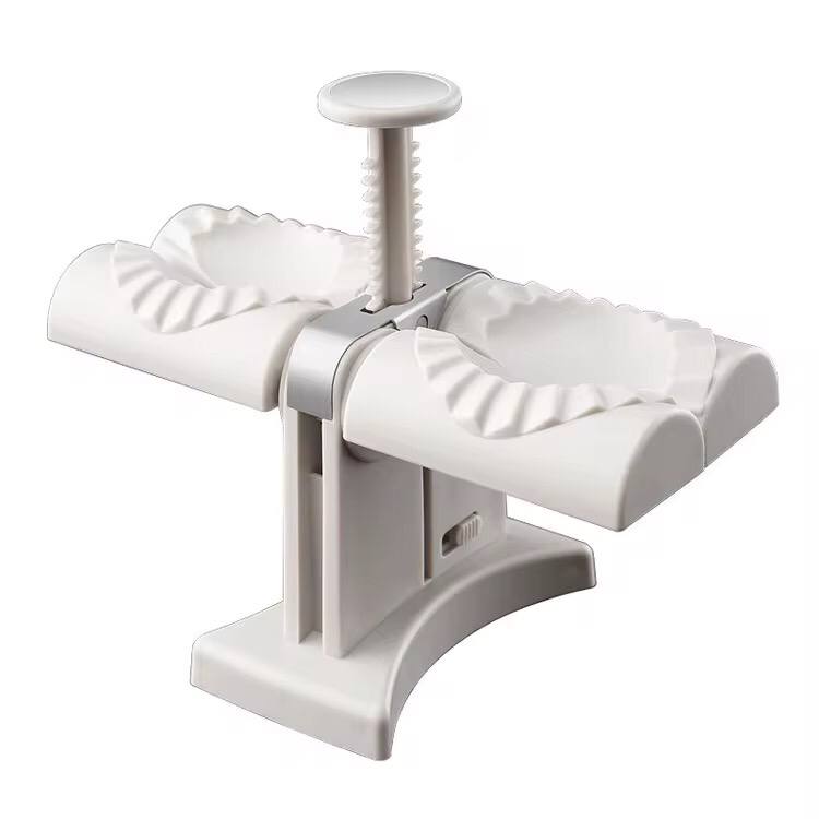 Fully Automatic Double Head Press Dumplings Machine.