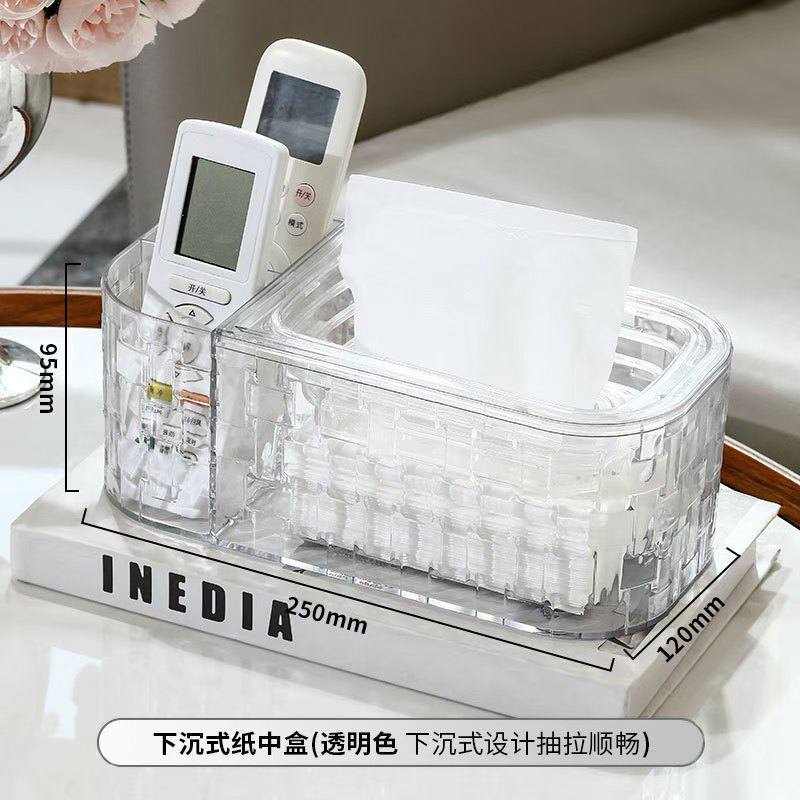 Sunken tissue box