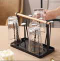 Metallic glass/cup holder