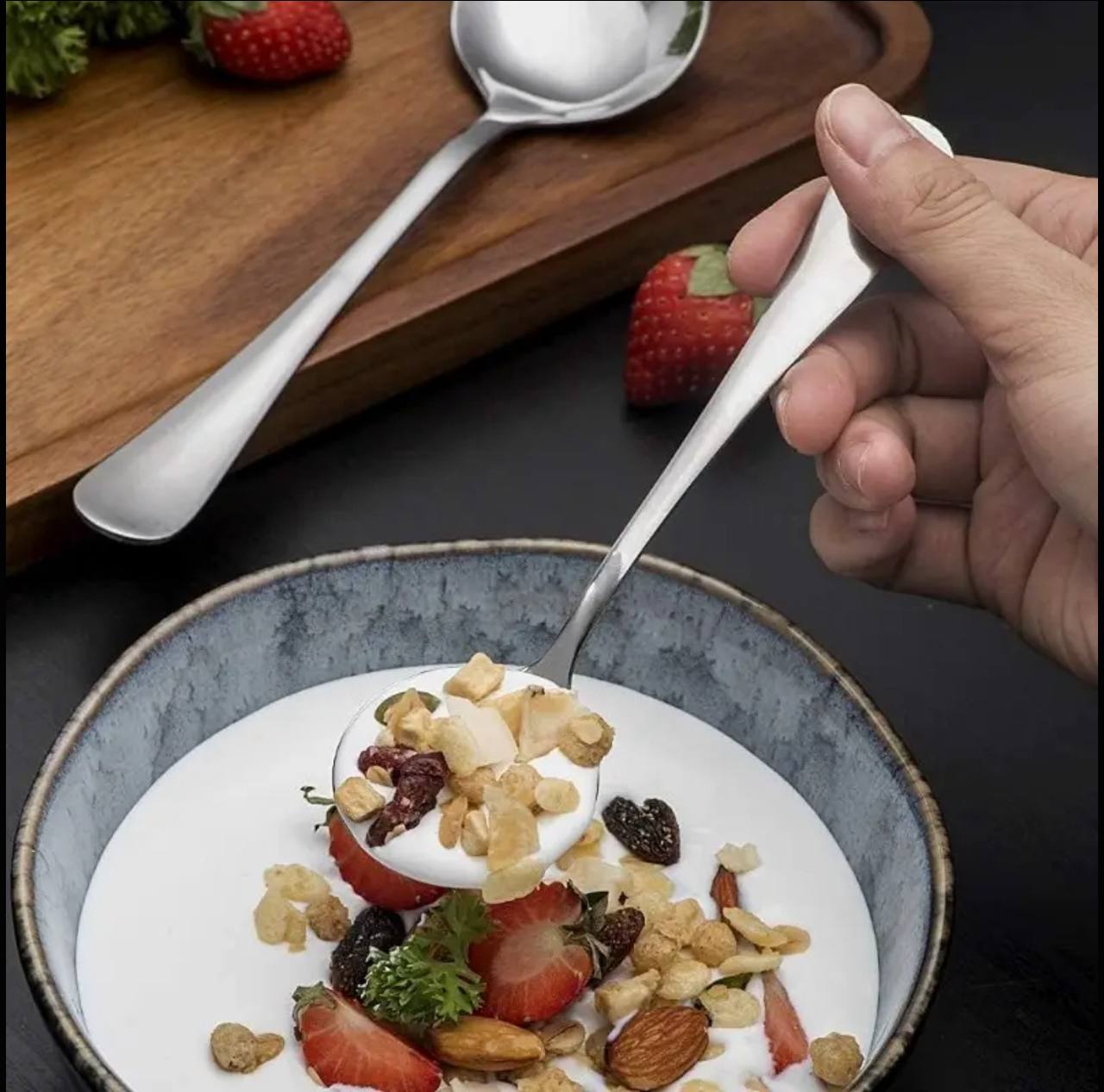 6pcs GC SOUP SPOON