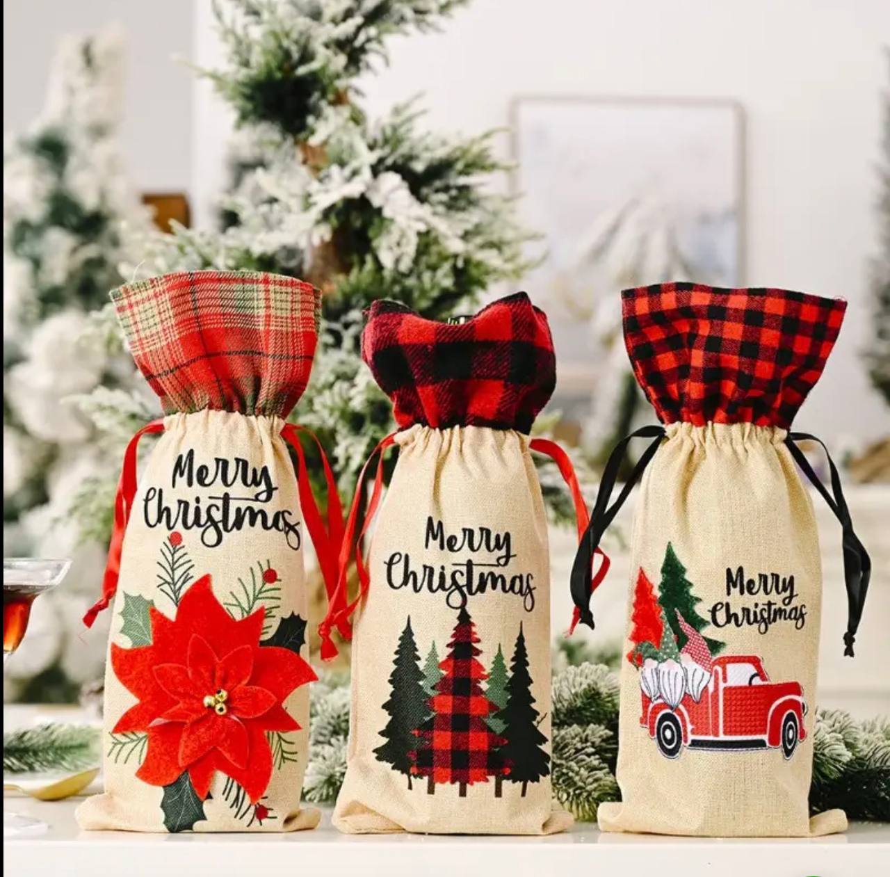Wine bottle cover each