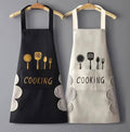 Kitchen Apron with Hand Wipe Pockets