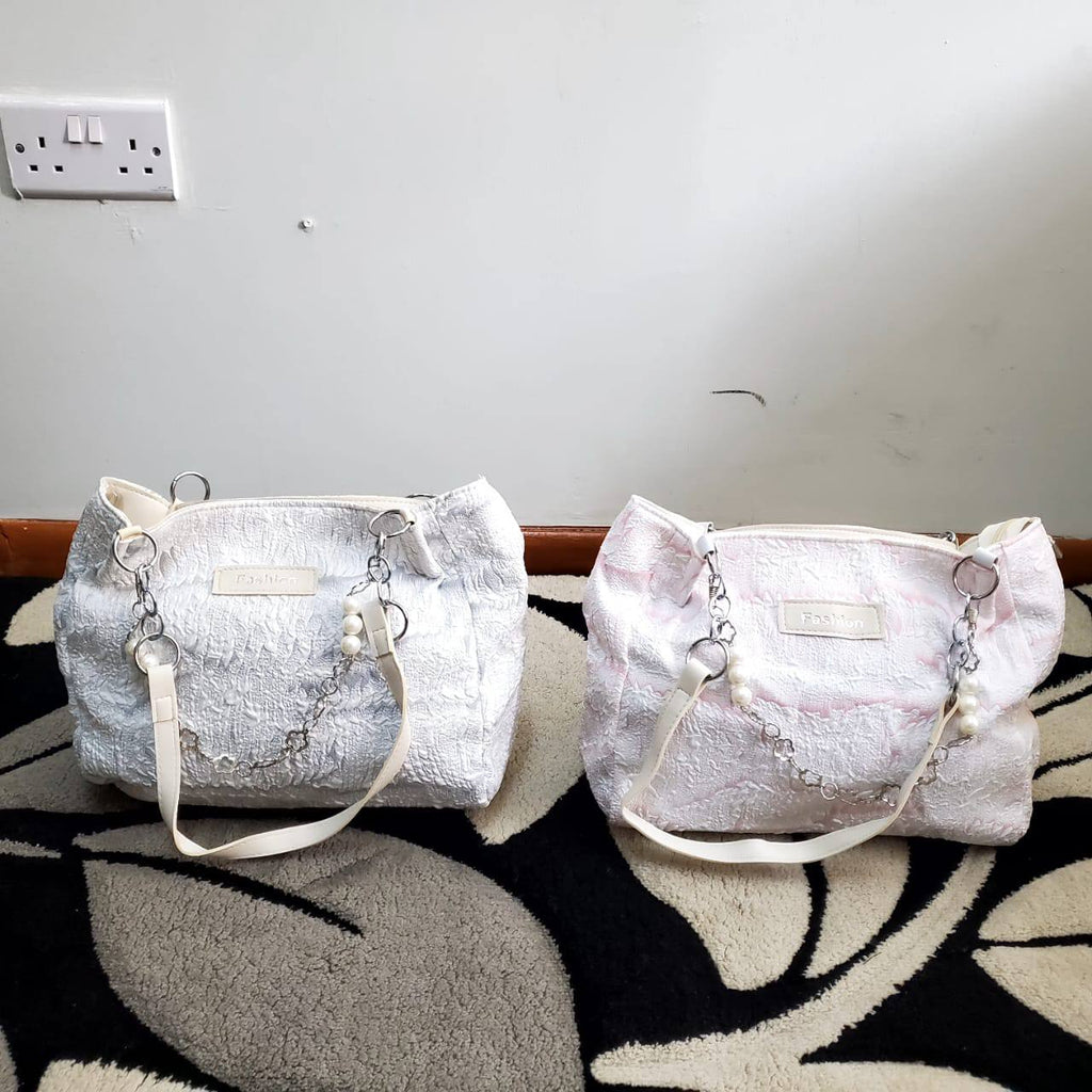 ALL SEASION FASHION PEARL HAND/TOTE BAG